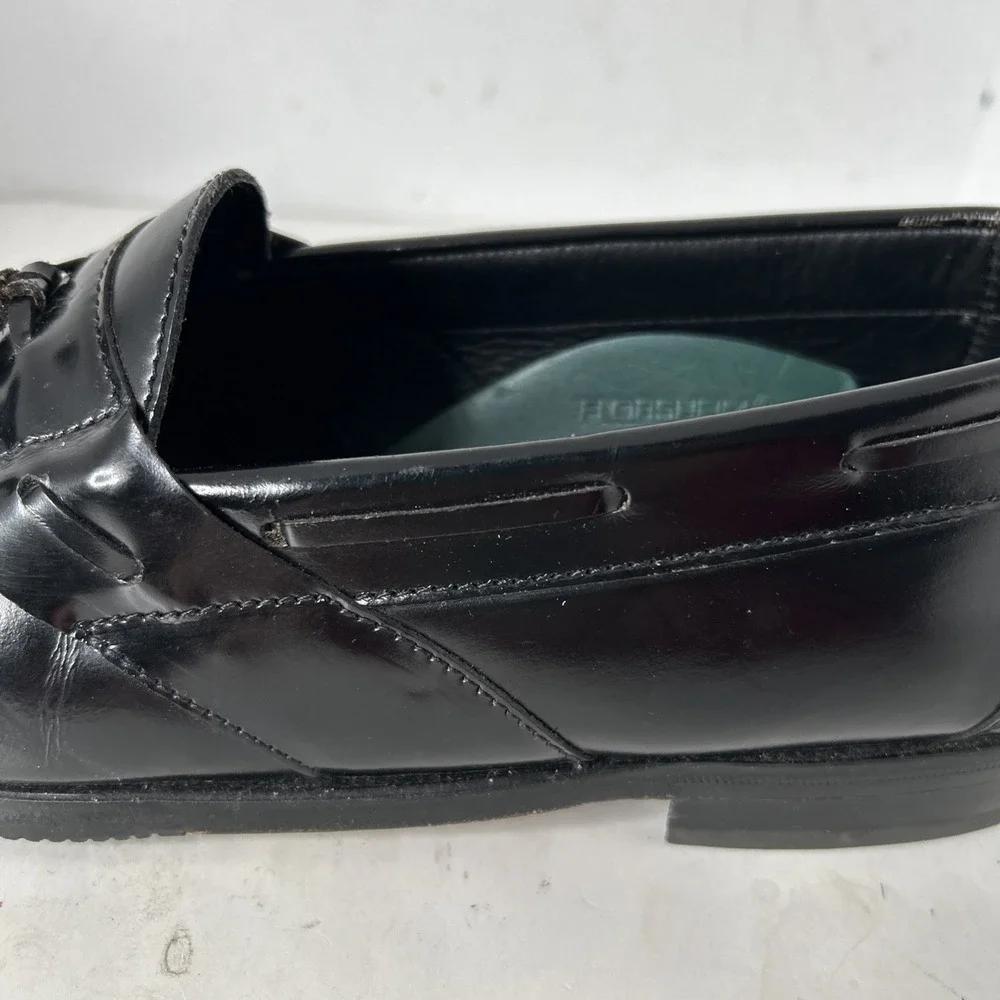 Florsheim‎ Mens Dress Shoes Brown/Black Leather Loafers Tassel Size 11